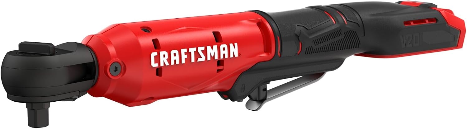 CRAFTSMAN V20 Cordless Multi-Size Ratchet Wrench with Interchangeable Anvils (CMCF935B) - Tool Only