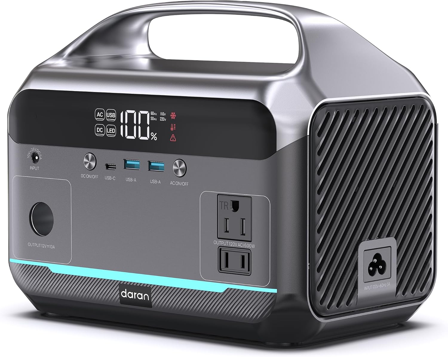 DARAN Portable Power Station 1200W Surge
