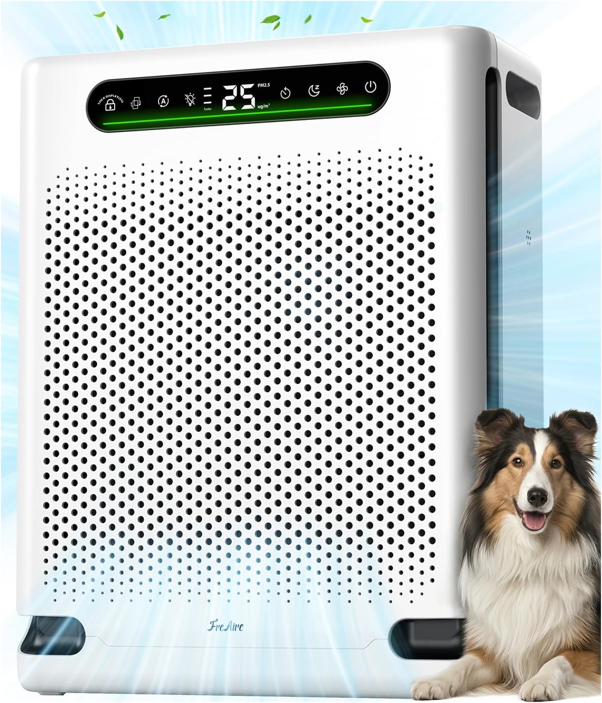 FreAire HAP605 HEPA Air Purifier for Large Room - White